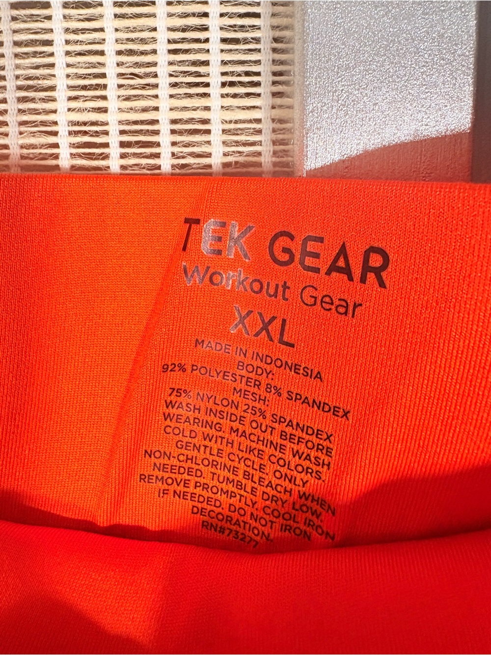 tek gear Bright Orange Women's Athletic Shorts - Picture 6 of 11